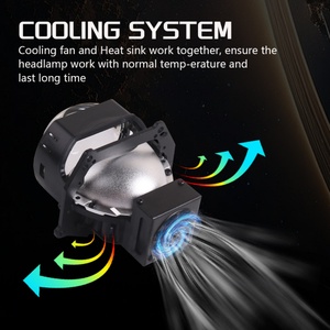 SANVI 58W LED Projector Lamp 6000K Square Light 3 Inch A3 Short Car Headlights New 12V Lights - Product Image 4