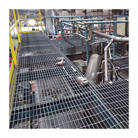 Warmgedoopte gegalvaniseerde zachtstalen roosterplaten, duurzaam metalen vloerrooster voor zonne-wegoverbruggingen & machinebescherming, wegversiering.
