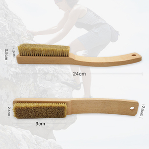 Wholesale High Quality Dust Removal Wooden Boar Hair Rock Climbing Brush