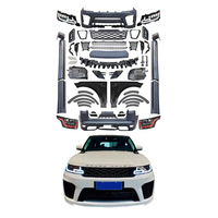 Kit de Carrocería para Modificación de Automóviles 2014-2017, Actualización 2022 SVR, Guardabarros Delantero, Luz Antiniebla, Luz Trasera, Kit de Carrocería con Pernos para Sport