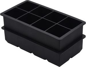 Bac à glaçons en gros, grande capacité, 8 cavités, avec couvercle - Product Image 1