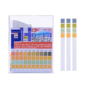 Bandelettes de test de pH Dongfeng DF quatre couleurs en boîte 0-14 (0,5) large plage pour la détection de l'acidité et de l'alcalinité des piscines - Product Image 2