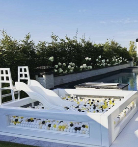 <span class=keywords><strong>Piscine</strong></span> à balles blanche gonflable pour fêtes, aire de jeux intérieure, location de jeux souples, <span class=keywords><strong>piscine</strong></span> à balles pour bébés, <span class=keywords><strong>piscine</strong></span> à balles blanche simple ou double avec toboggan - Product Image 6