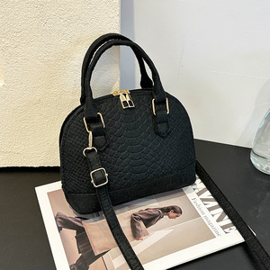 Bolsos de Mano de Moda con Diseño de Concha, Color Puro, de Fieltro, Bolsos Cruzados para Mujer - Product Image 5