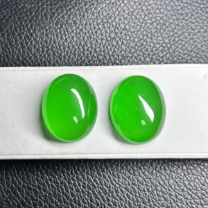 Wholesale <strong>Price</strong> High Quality Natural Jadeite Loose Gemstone Flatback Cabochon Beads Burmese <strong>Jade</strong> <strong>Stone</strong> - Product Image 4