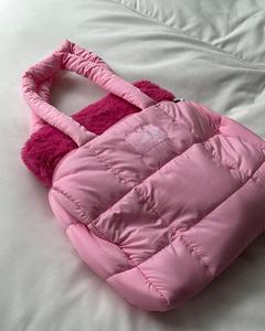Taille personnalisée logo dame femmes rose bouffant en nylon matelassé sous les bras épaule sac à bulles pour le <span class=keywords><strong>week</strong></span>-<span class=keywords><strong>end</strong></span> - Product Image 2
