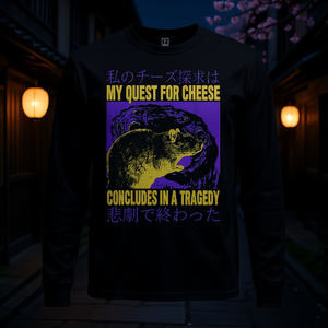 T-shirt à manches longues My Quest For Cheese Rat Japanese Rat - Product Image 3