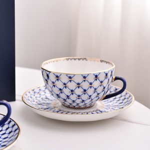 ถ้วยชาเซรามิกอิมพีเรียลสุดหรูขอบทอง - Product Image 3