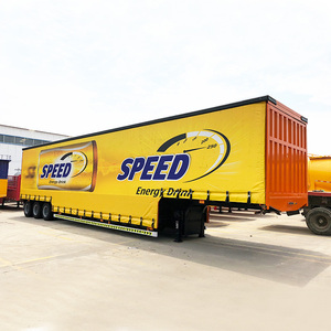45ft Canvas Cover Side Curtain Type <strong>Box</strong> Open <strong>Trailer</strong> <strong>Tautliner</strong> Semi <strong>Trailer</strong> - Product Image 5