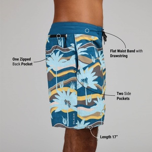 <b>Men</b> Surfing Boardshorts <b>Men's</b> Standard Sundays Pro 19 Inch Outseam Boardshort Quick Dry Breathable Casual Swimming <b>Trunks</b> Pocket - Product Image 2