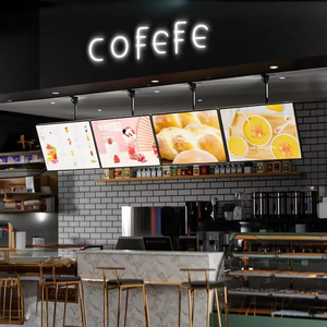 Caja DE LUZ DE TV ultrafina LED de 10mm al por mayor, lista de precios de pedidos, barra colgante de luz, cartelera, tienda de té de la leche, menú, tarjeta de visualización de arco - Product Image 5