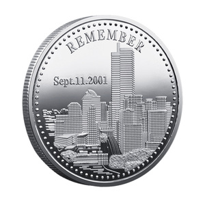 Moneda Conmemorativa del 11 de Septiembre de la <span class=keywords><strong>Estatua</strong></span> de la <span class=keywords><strong>Libertad</strong></span>, Chapada en Oro, 3D, Artesanía Patriótica, Coleccionable, Decoración de Escritorio, Doble Cara - Product Image 6