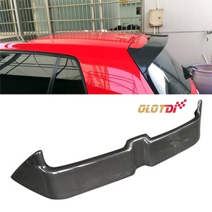 Carbon Fiber Roof Spoiler and Rear Trunk <b>Boot</b> Lip Wings Auto Tuning Tuning for Volkswagen Golf 7 MK7 GTI 2015-2017 - Product Image 2
