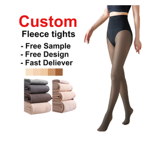 2024 vente chaude femmes chaud <span class=keywords><strong>polaire</strong></span> doublé Leggings <span class=keywords><strong>collants</strong></span> transparents - Product Image 1