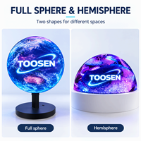 Écran LED sphérique extérieur personnalisé TOOSEN P2.5 P3 P4, mur vidéo LED pour la publicité en place publique avec une fréquence de rafraîchissement élevée de 7680 Hz