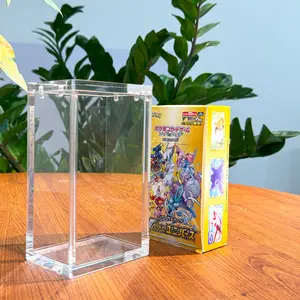 TCG Fabrik individualisierte langlebige japanische Pokémon-Acryl-Vorführbox Pokémon 151 Karten Booster-Box UV-beständig