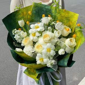 Petit Prince Rose fleur emballage matériel encre <span class=keywords><strong>pierre</strong></span> papier à <span class=keywords><strong>la</strong></span> main bricolage fleur emballage R Art papier Kraft - Product Image 4