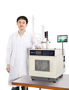 Station de travail de synthèse chimique par micro-ondes SINEO MAS-II PLUS en acier inoxydable 316L, pour réactions organiques, OEM, garantie 1 an, 83,48 gal, origine américaine - Product Image 3