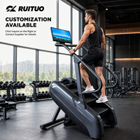 Appareil compact de cardio-training pour la remise en forme, avec écran intelligent rotatif et fonction de mise en miroir du téléphone, idéal pour les salles de sport