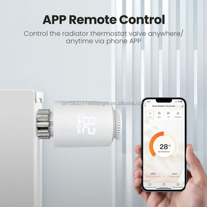 Termostato Inteligente WiFi TRV con Pantalla OLED para Uso Doméstico, Control por Aplicación, Compatible con <span class=keywords><strong>Alexa</strong></span> y el <span class=keywords><strong>Asistente</strong></span> de Google - Product Image 3