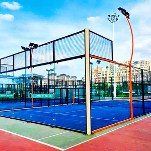 Solution tout-en-un <span class=keywords><strong>pour</strong></span> clôture de terrain de padel, enceinte sportive galvanisée à chaud avec livraison rapide <span class=keywords><strong>pour</strong></span> salle de padel intérieure - Product Image 4