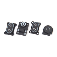 Teclado de Silicona Sellado de Grado Médico con Protección Antimicrobiana, Lavable y Desinfectable, Botón de Interruptor Táctil con Respuesta Táctil
