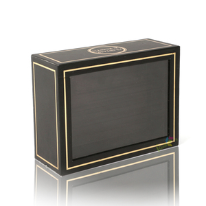 Boîtes à savon de luxe en carton recyclé <span class=keywords><strong>noir</strong></span> mat avec logo personnalisé, <span class=keywords><strong>design</strong></span> fenêtre et impression quadricolore - Product Image 6