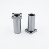 Roulement linéaire à billes à bride carrée LMK12LUU en acier chromé de précision P6 12x21x57mm pour l'automatisation des imprimantes 3D CNC