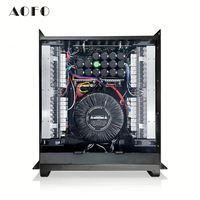 Amplificateur de puissance professionnel AOFO AC4650 4x600W 4 Ohm en métal avec audio haute résolution pour KTV, club, scène extérieure