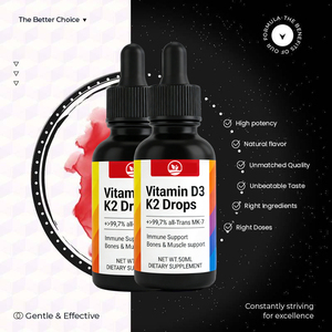 Formula Nutrizionale OEM, Gocce Liquide di Vitamina D3 K2, <span class=keywords><strong>Integratore</strong></span> Nutriente per Energia e Supporto alla Salute di Ossa e Muscoli - Product Image 3