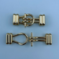 Boucles à Clip en Métal Réglables avec Placage Sans Nickel pour Ceintures, Chaussures et Accessoires de Couture, Anneaux de Connexion