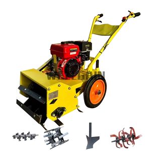 เครื่องกำจัดวัชพืชแบบขับเคลื่อนสี่ล้อ เครื่องยนต์ดีเซล พร้อมใบมีดโรตารี่สำหรับพรวนดินและบดหญ้า ใช้ในงานเกษตร ประสิทธิภาพทรงพลัง - Product Image 5