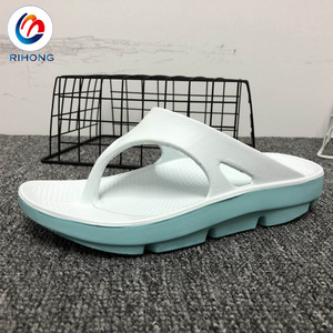 New Arrival Eva Rubber Thick Sole Custom <strong>Orange</strong> Color logo Unisex Casual Arch Support <strong>Flip</strong> <strong>Flops</strong> - Product Image 6