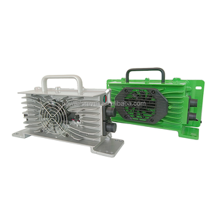 เครื่องชาร์จกันน้ำ 48V IP67 รองรับไฟฟ้ากระแสสลับ 110V/220V สำหรับแบตเตอรี่ 105Ah 25A 18A สำหรับรถกอล์ฟ รถเที่ยวชมสถานที่ รุ่น QA1250D QA125 - Product Image 6
