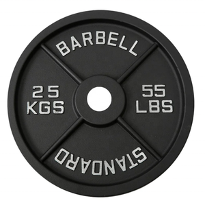 Plaques de poids en fonte durables de 20 kg pour l'entraînement de musculation et de force en salle de sport – Vente en gros - Product Image 4
