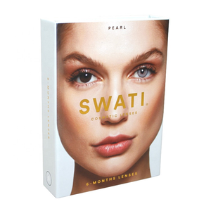 Boîte <span class=keywords><strong>de</strong></span> lentilles <span class=keywords><strong>de</strong></span> <span class=keywords><strong>Contact</strong></span> magnétique en carton avec Logo personnalisé, boîte <span class=keywords><strong>de</strong></span> cosmétiques Recyclable HPP - Product Image 1