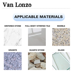 Jeu de 8 forets diamantés brasés M14 Van <span class=keywords><strong>Lonzo</strong></span> 20-68mm certifiés CE pour perçage à sec et humide, idéal pour carrelage, marbre, granit, quartz - Product Image 6