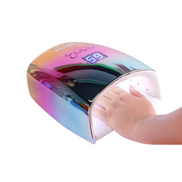 Lampe à ongles LED UV Pro Cure 48W professionnelle pour salon, mini, portable, sans fil et rechargeable, couleur dégradée pour le séchage
