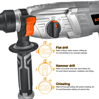 Outils électriques de vente chaude Perceuse à percussion rotative durable Marteau rotatif électrique 1000W pour béton acier bois