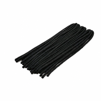 Cheveux à tresser au crochet souples de 24 pouces, 180g, fausses mèches détachables au crochet pour femmes noires, style hip-hop, multi-occasions