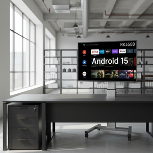 Smart TV Portátil Blanco con Android 15, Pantalla Táctil, Procesador RK3588, 8GB de RAM, 256GB de ROM, Personalizable con Tamaños a Medida, Sistema Inteligente - Product Image 4