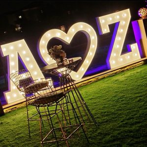 Tùy chỉnh tình yêu chữ cho trang trí đám cưới <span class=keywords><strong>LED</strong></span> lớn marquee chữ dẫn ánh sáng lên etters - Product Image 4