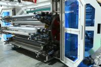 Machine d'impression flexographique économique CI avec rouleau anilox en céramique pour l'impression des fonds de gobelets en film PE et en papier