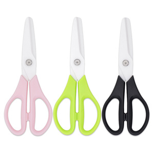 Baby Food Scissors Stainless Steel Green Straight Head 0-12 Months Home Use - Product Image 4