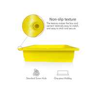 Niche de douche encastrée en plastique ABS pour hôtels et salles de bain américains