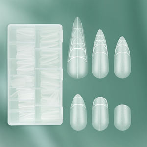 Nailpop <span class=keywords><strong>Kit</strong></span> d'<span class=keywords><strong>ongles</strong></span> artificiels de qualité professionnelle Stiletto/Cercueil Acrylique Gel doux mat pour les débutants <span class=keywords><strong>Faux</strong></span> <span class=keywords><strong>ongles</strong></span> - Product Image 1