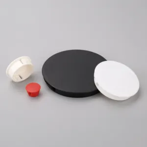 HP-22 Hot Sale White And Black Nylon Plastic Round Hole Plug Cover Nylon Cable Hole Plugs For PVC Pipe
