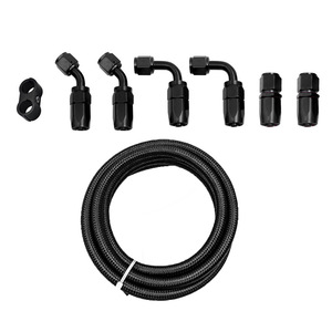 Kit de Mangueras Trenzadas para Enfriador de Aceite Getitall AN6 AN8 AN10 de 3 Metros, Ajuste Universal para Modificación Automotriz - Product Image 1