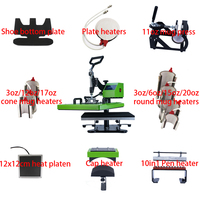 Presse à Chaud Numérique Auplex 15-en-1 2500W 2023 avec Plateau Rotatif pour Sublimation 15-en-1