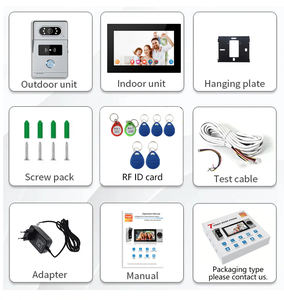 2mp Tuya Wifi <strong>Smart</strong> Doorbell Wired Home <strong>Security</strong> <strong>System</strong> Video Door Phone <strong>Intercom</strong> 10.1 Inch With Door Bell - Product Image 4